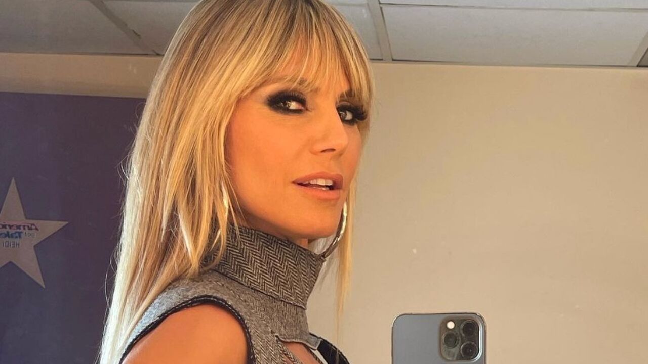 Heidi Klum topless