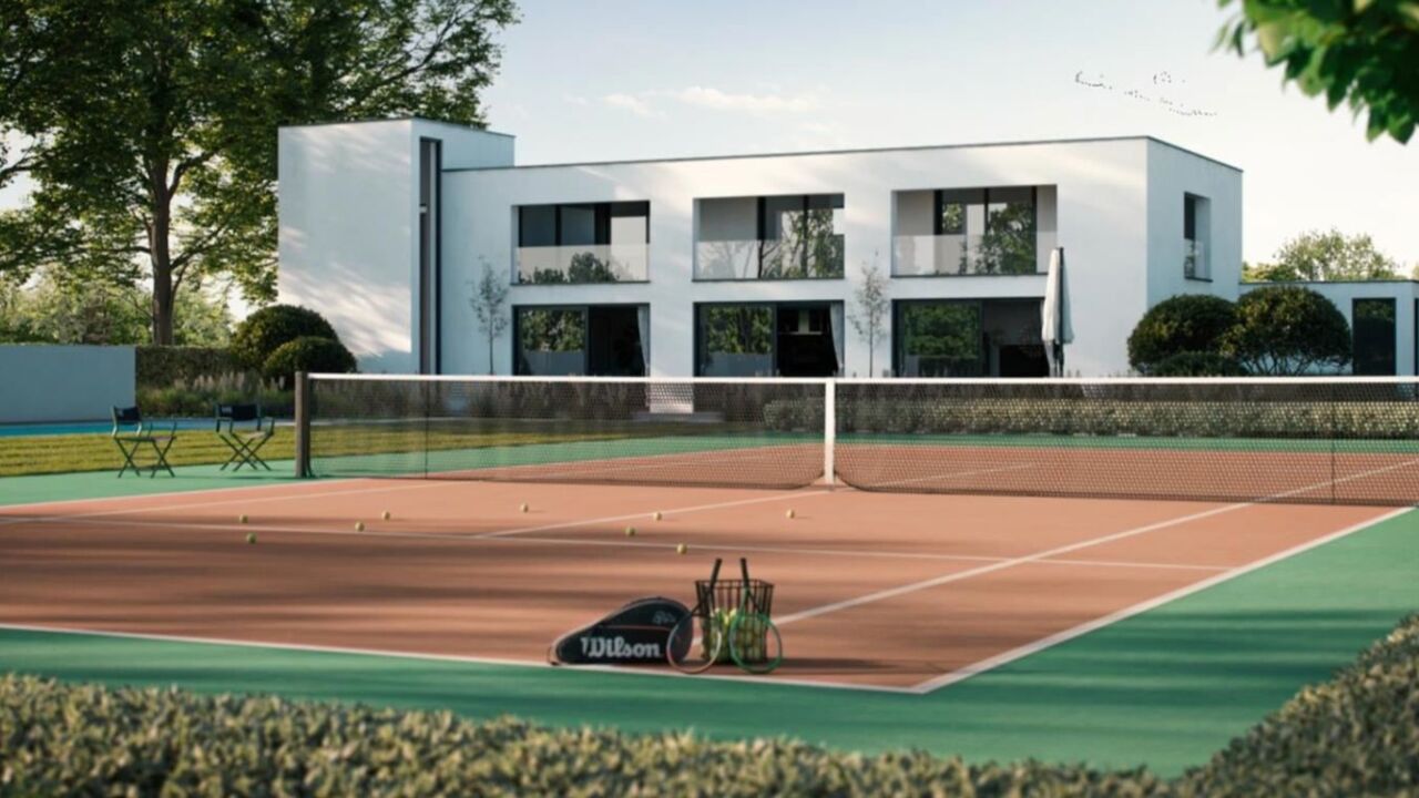 woning met tennisbaan