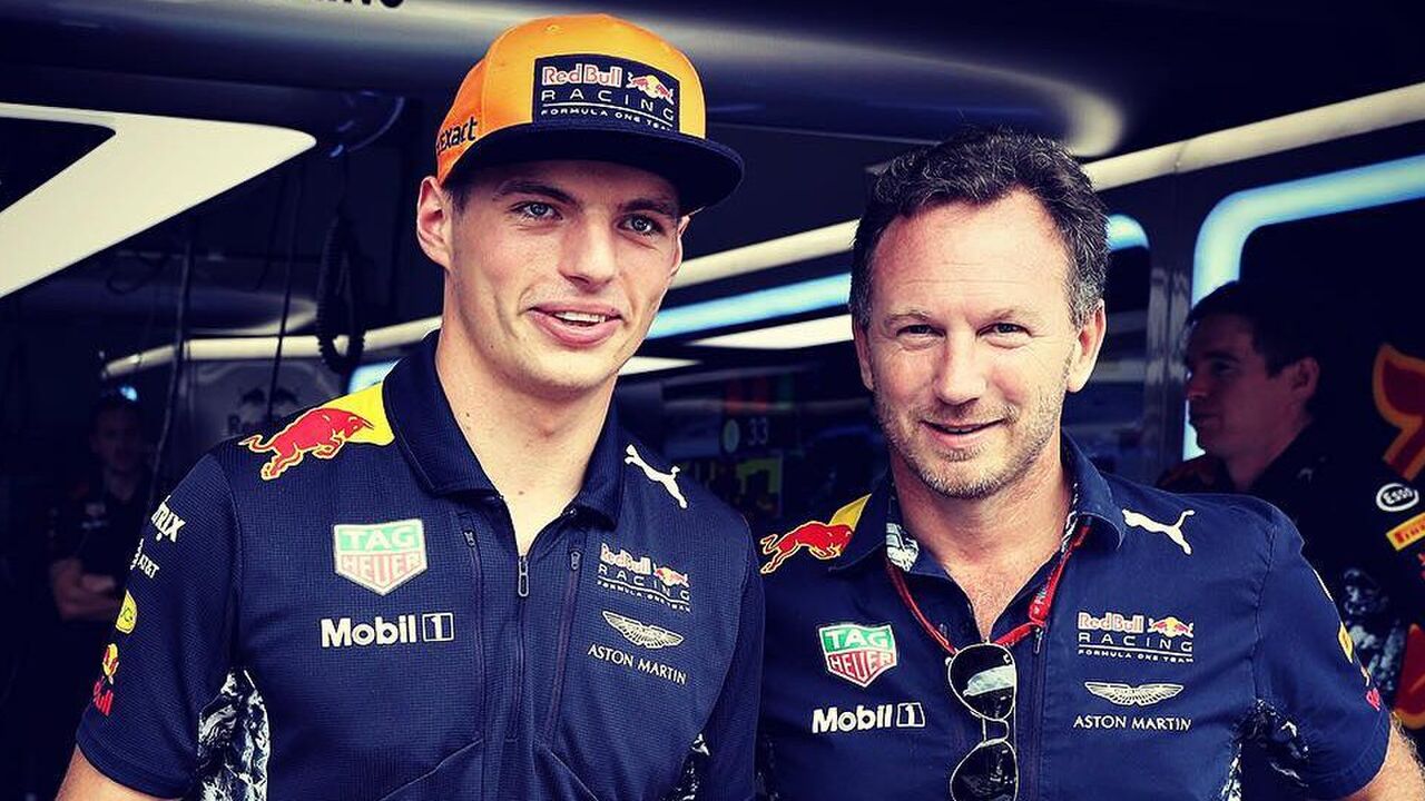 Christian Horner Nicholas Latifi cadeau Formule 1 Red Bull