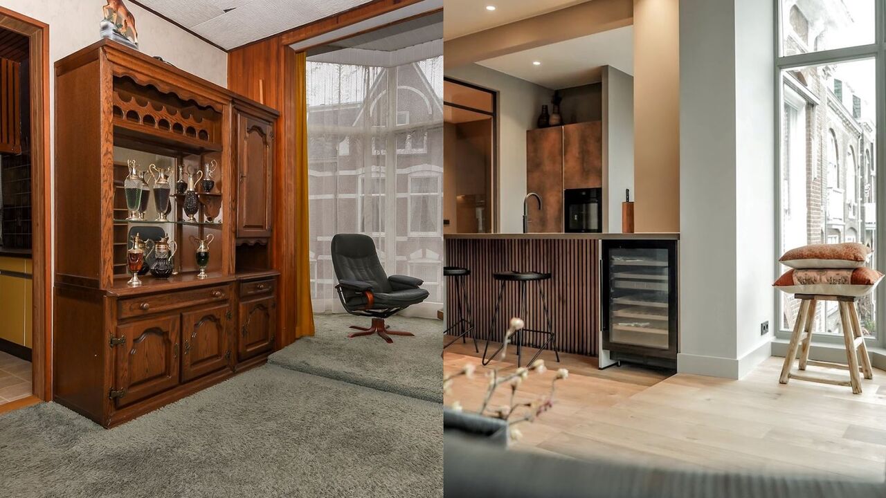 Illustratie voor: Woning in Den Haag krijgt super strakke renovatie en de Funda-vraagprijs verdubbelt
