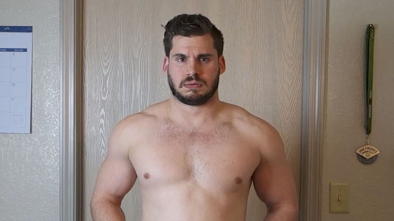 man afvallen tranformatie before en after