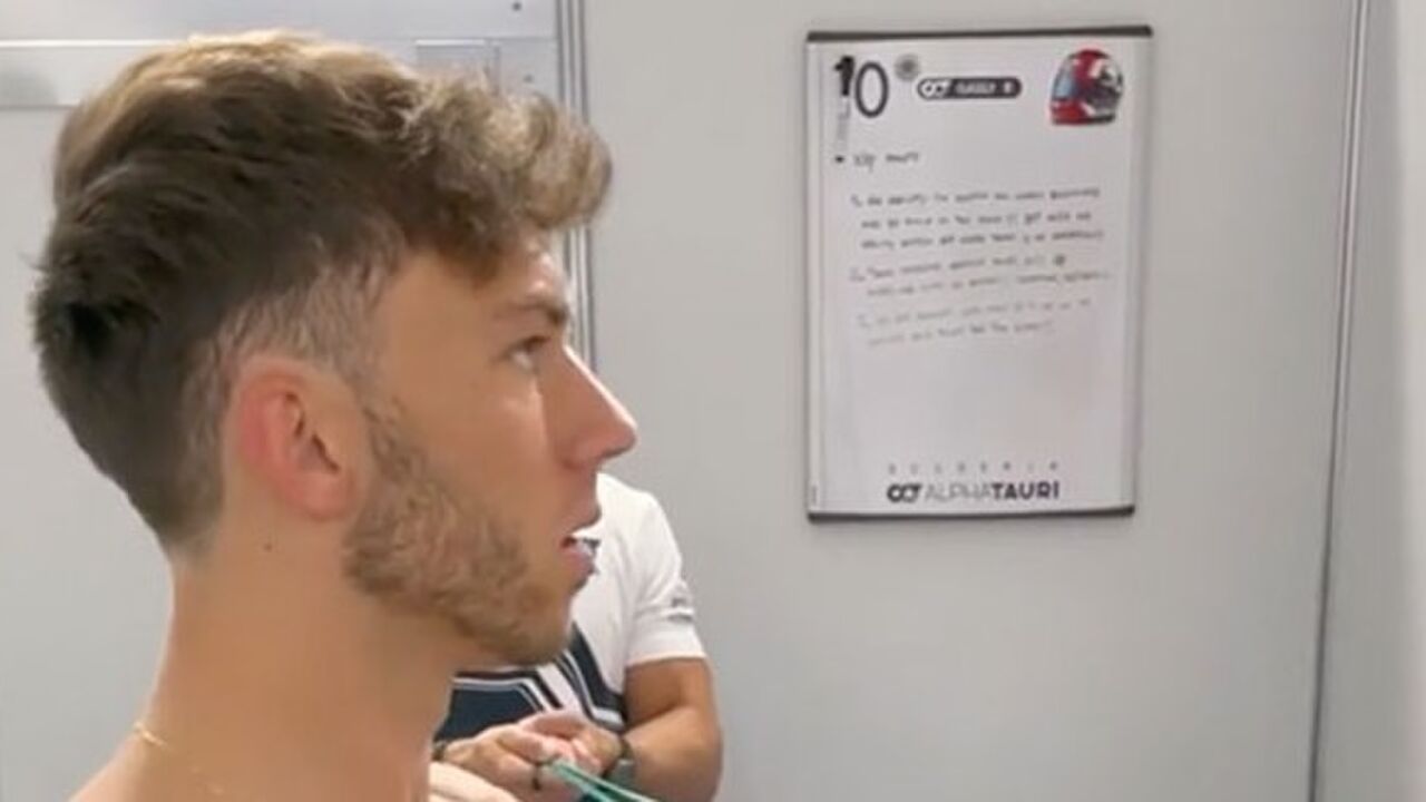 banded rotation pierre gasly f1 fit