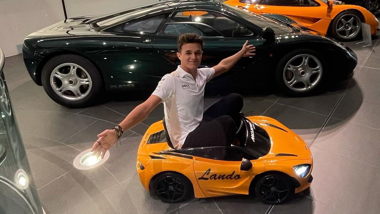 Lando Norris auto's privé