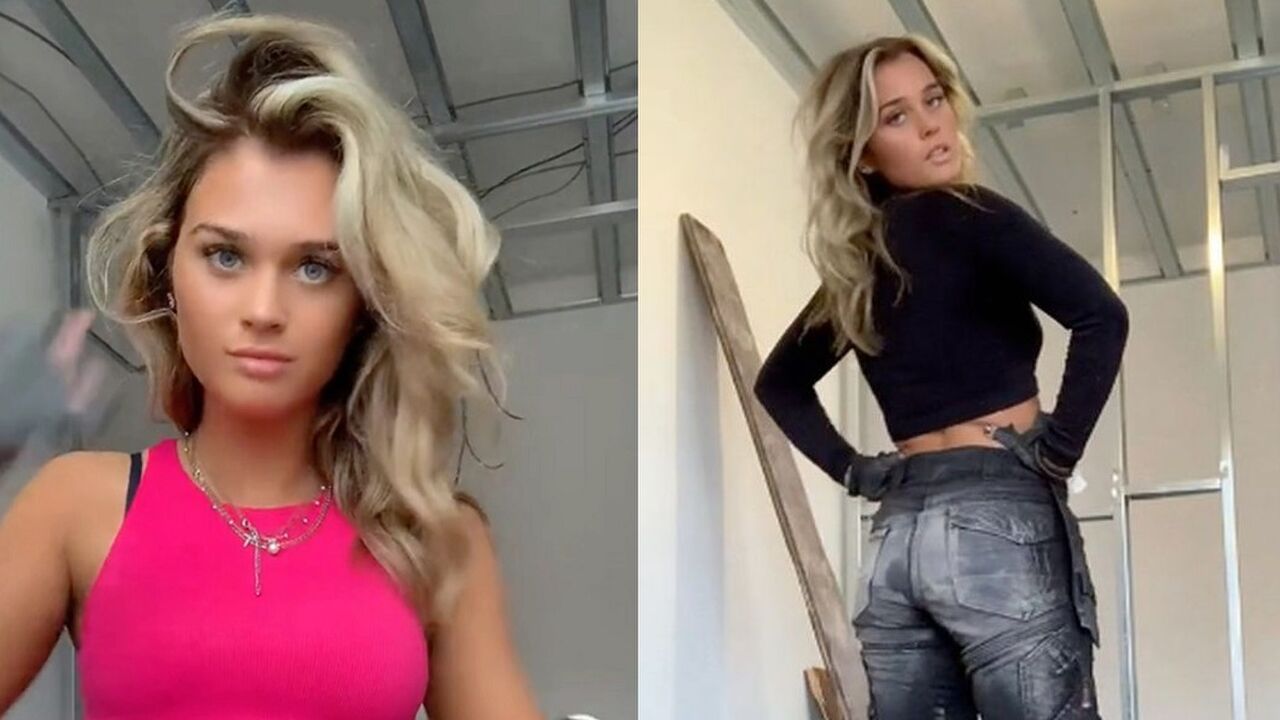 Isabel McGuire knappe elektricien instagram tiktok