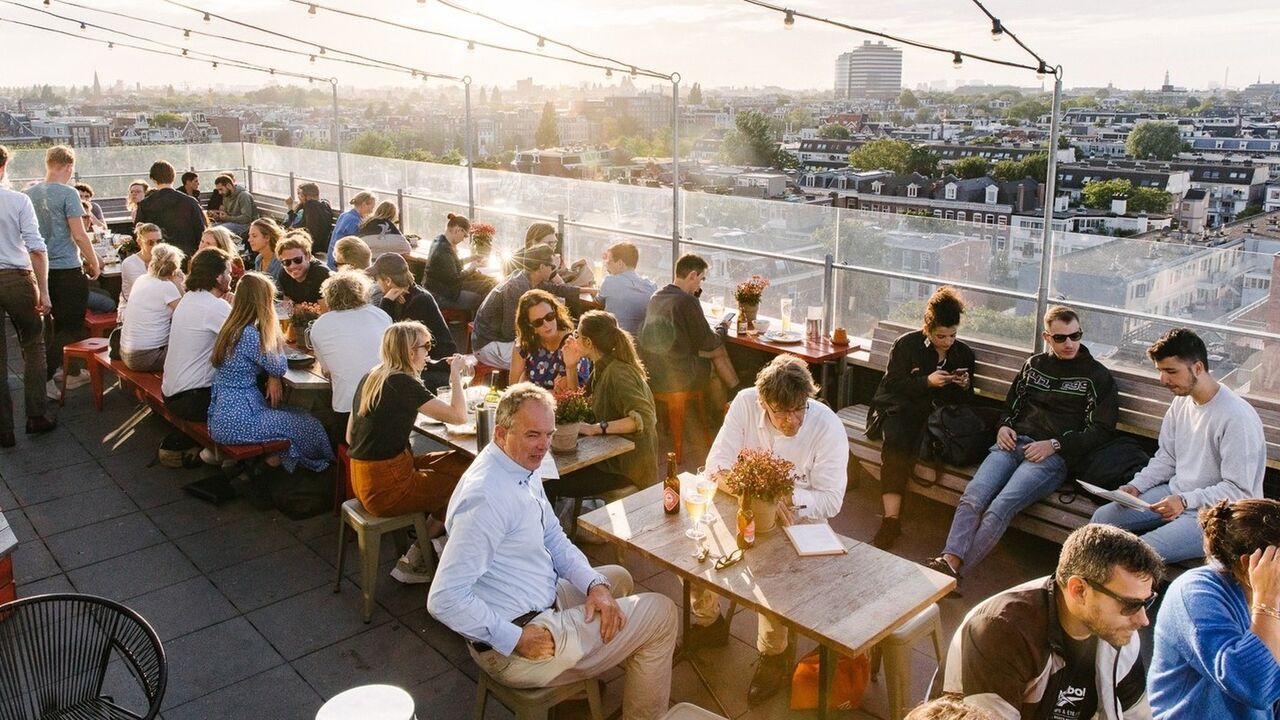leuke rooftop barren restaurants amsterdam