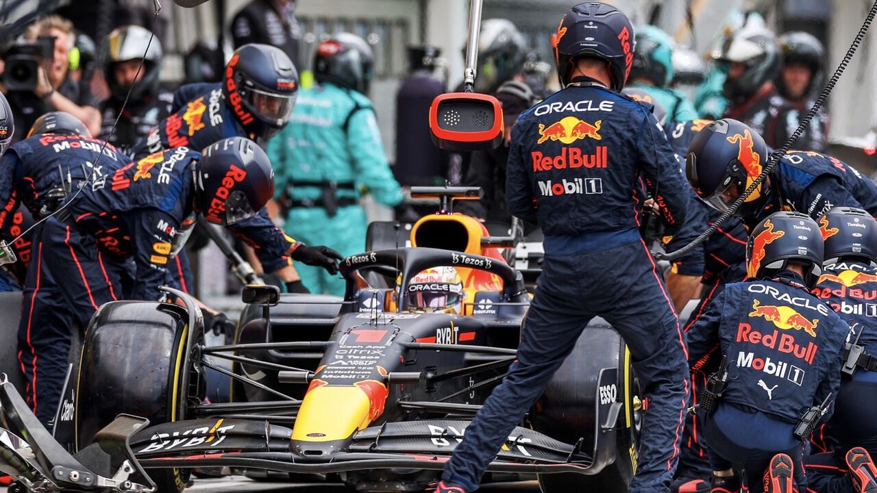 Red Bull pitcrew Formule 1