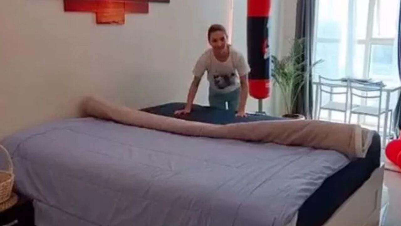 truc hoe snel dekbed verschonen verwisselen