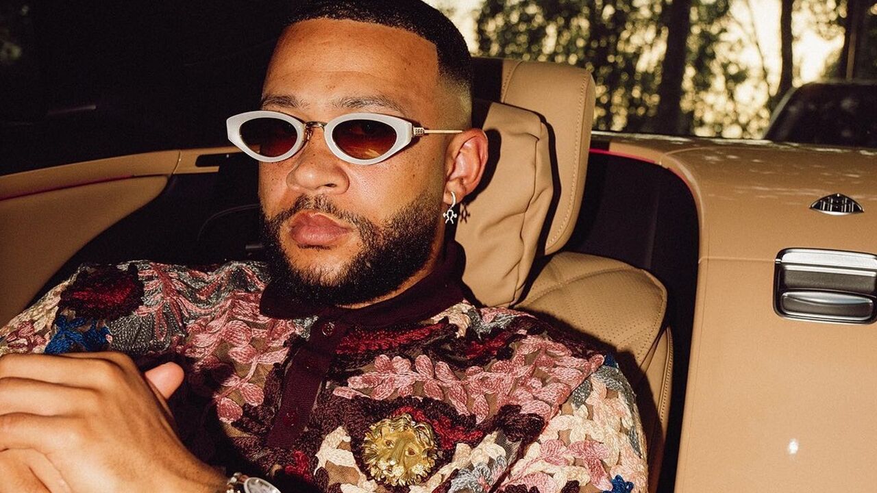 memphis depay roze rolex