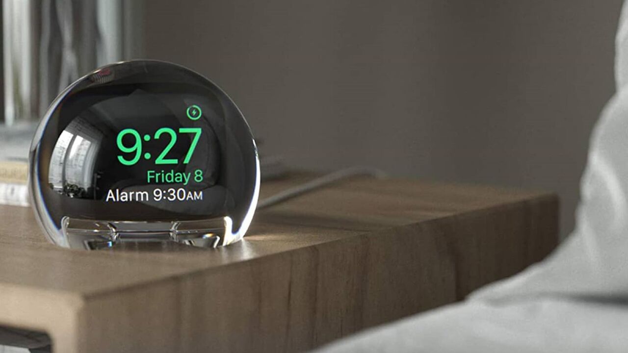 apple watch oplader wekker