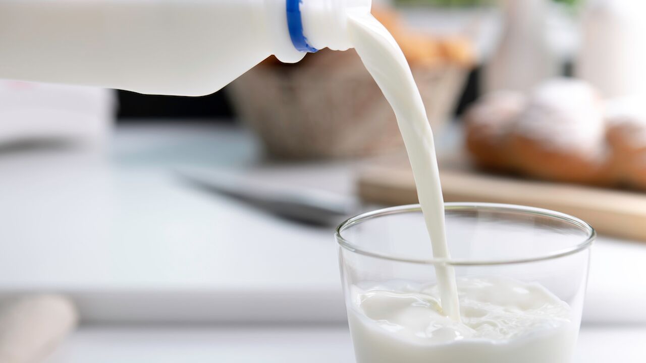 elke dag melk drinken
