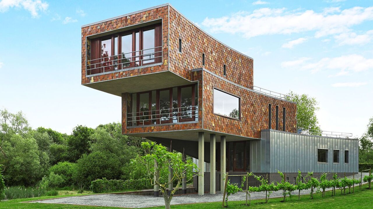 Illustratie voor: Zéér unieke designvilla midden in de natuur steelt de show op Funda
