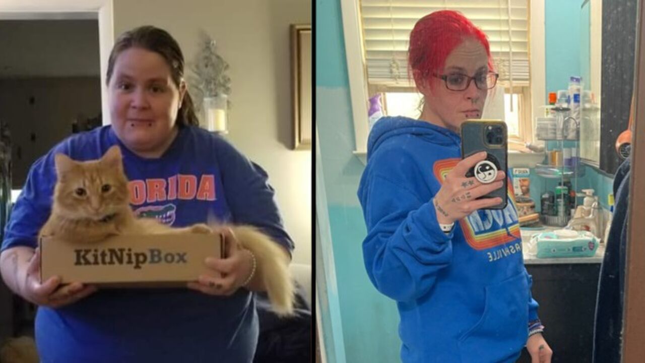 vrouw afgevallen 64 kilo geheim