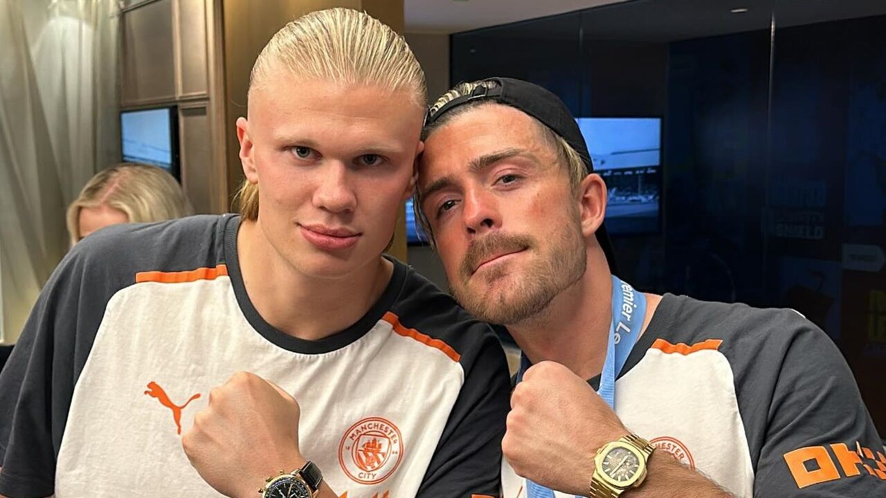 Erling Braut Haaland vakantie auto vriendin horloges