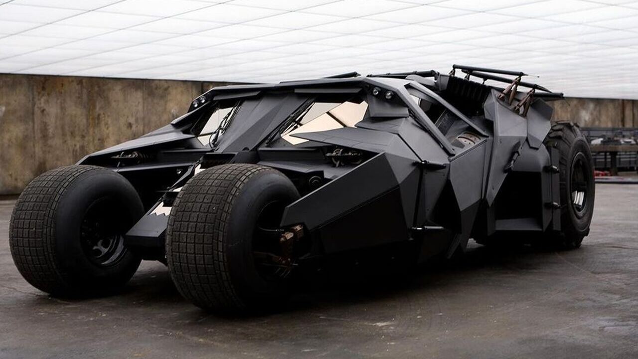 Illustratie voor: Replica’s van de Batmobile uit ‘The Dark Knight’ voor zo’n € 2,8 miljoen te koop