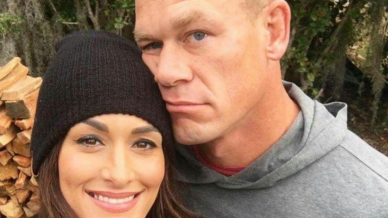 John Cena en zijn vriendin, met wie hij regels had afrgesproken tijdens hun relatie