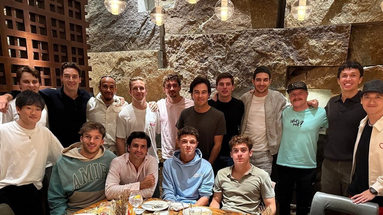 Het afscheidsdiner van Sergio Perez bij Red Bull Racing