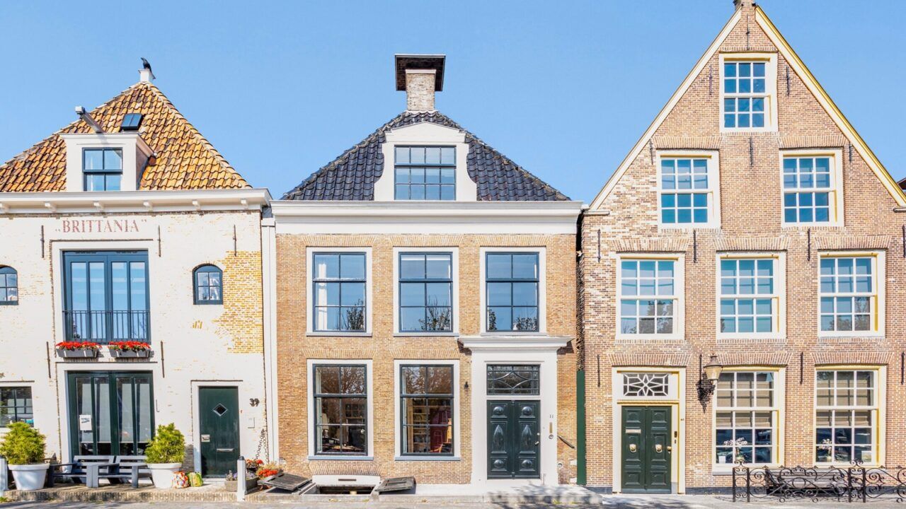 Huizen die opmerkelijk prijzig zijn op de huidige woningmarkt in Nederland.