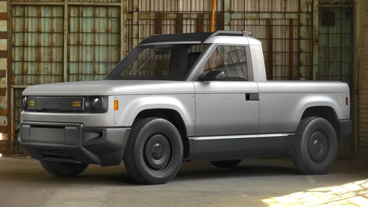 De Slate Truck, een elektrische pick-up die zeer goedkoop is