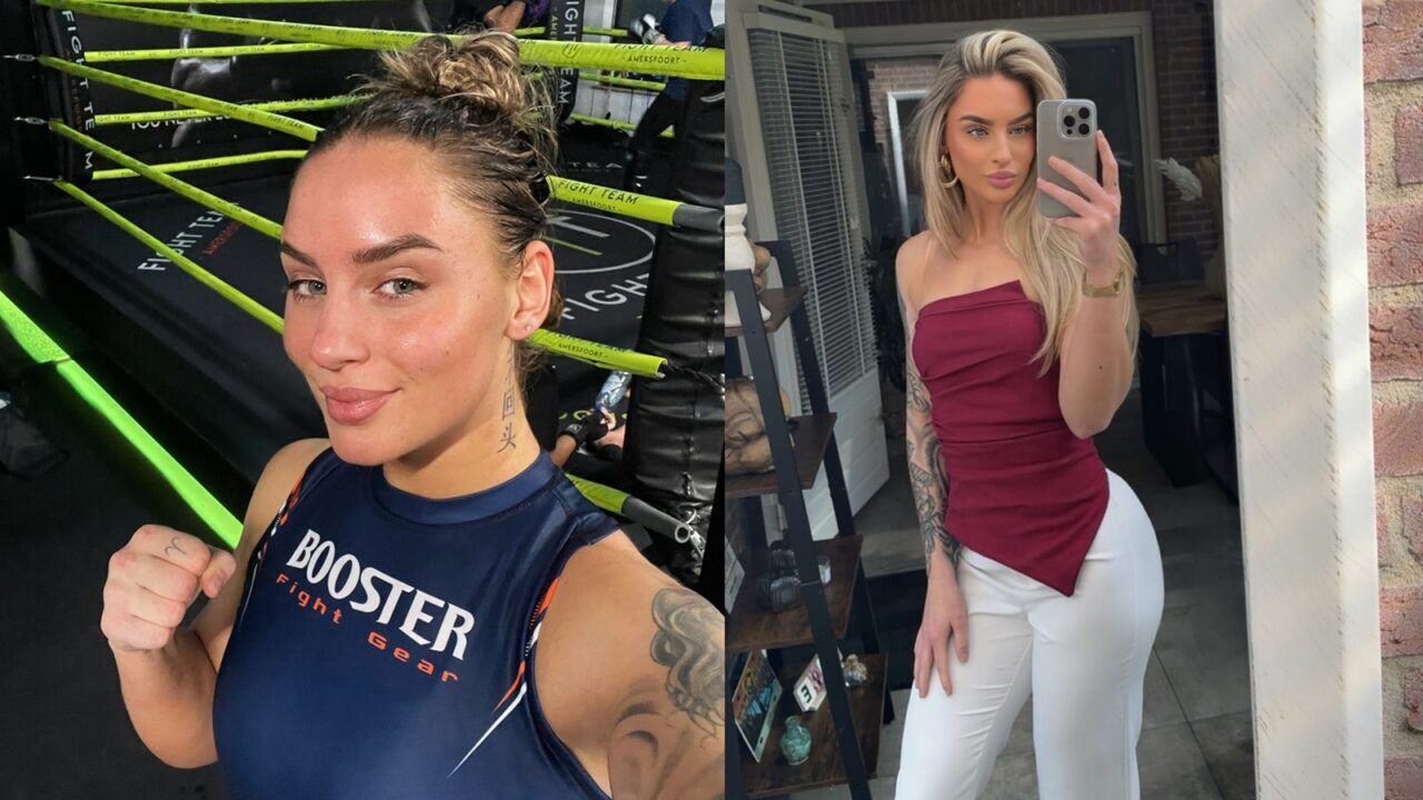 Bibi van Santen, de Nederlandse wereldkampioene kickboksen