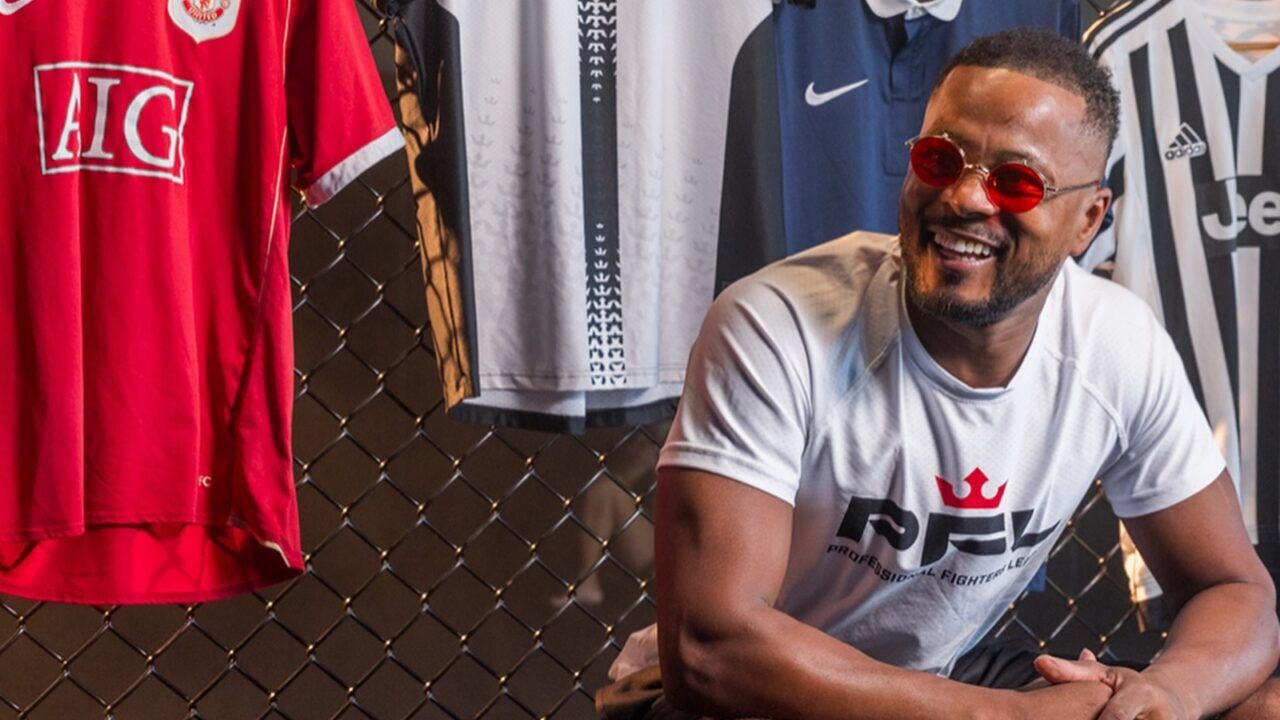 Patrice Evra voorafgaand aan zijn MMA-debuut