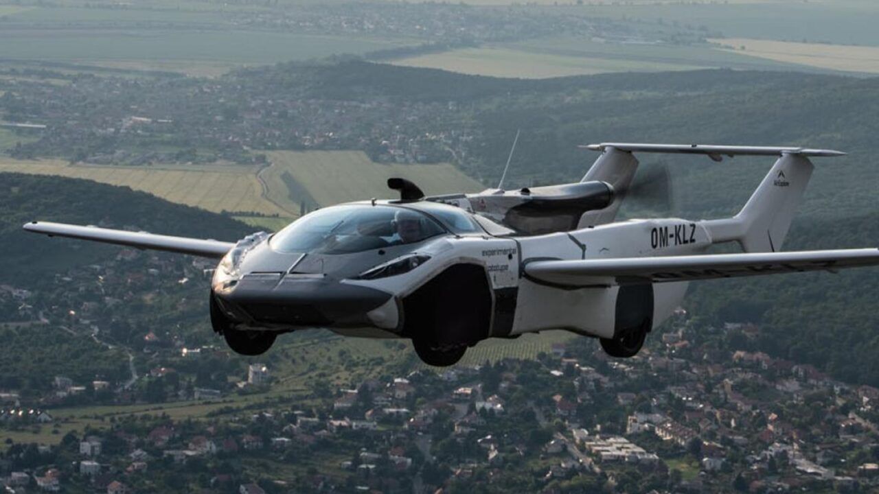 De vliegende auto die in 2026 zal worden uitgebracht.