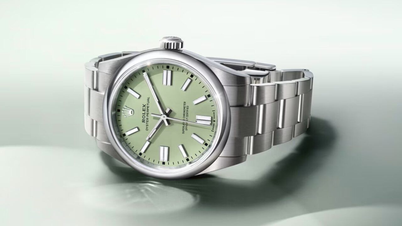 De Rolex Oyster Perpetual die een stijging qua waarde onderging.