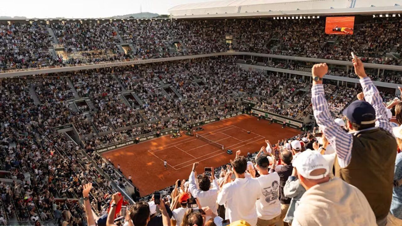 Finale van Roland Garros, waarvoor de tickets erg duur zijn.