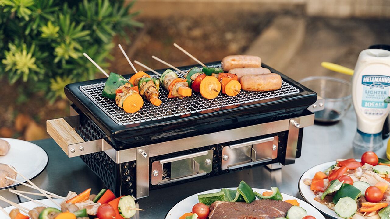 De Keramische tafelbarbecue van Action