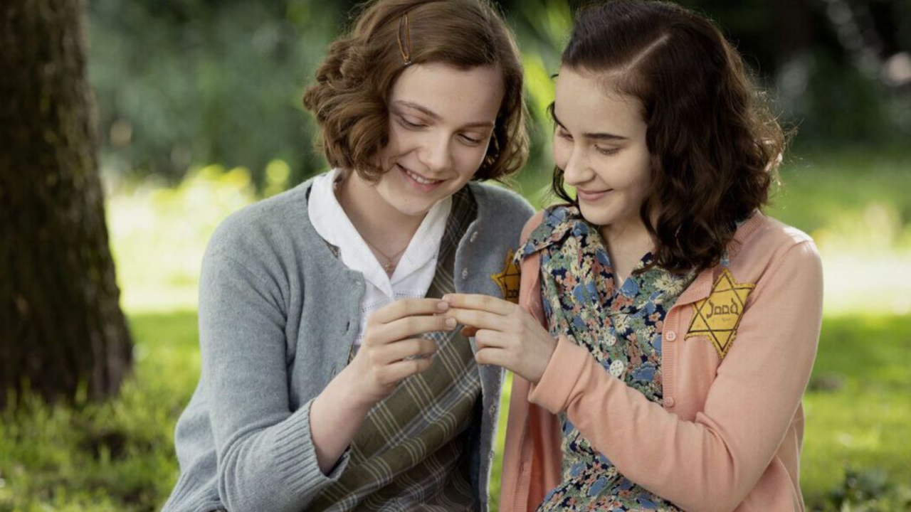 Hannah en Anne in 'Mijn beste vriendin Anne Frank'