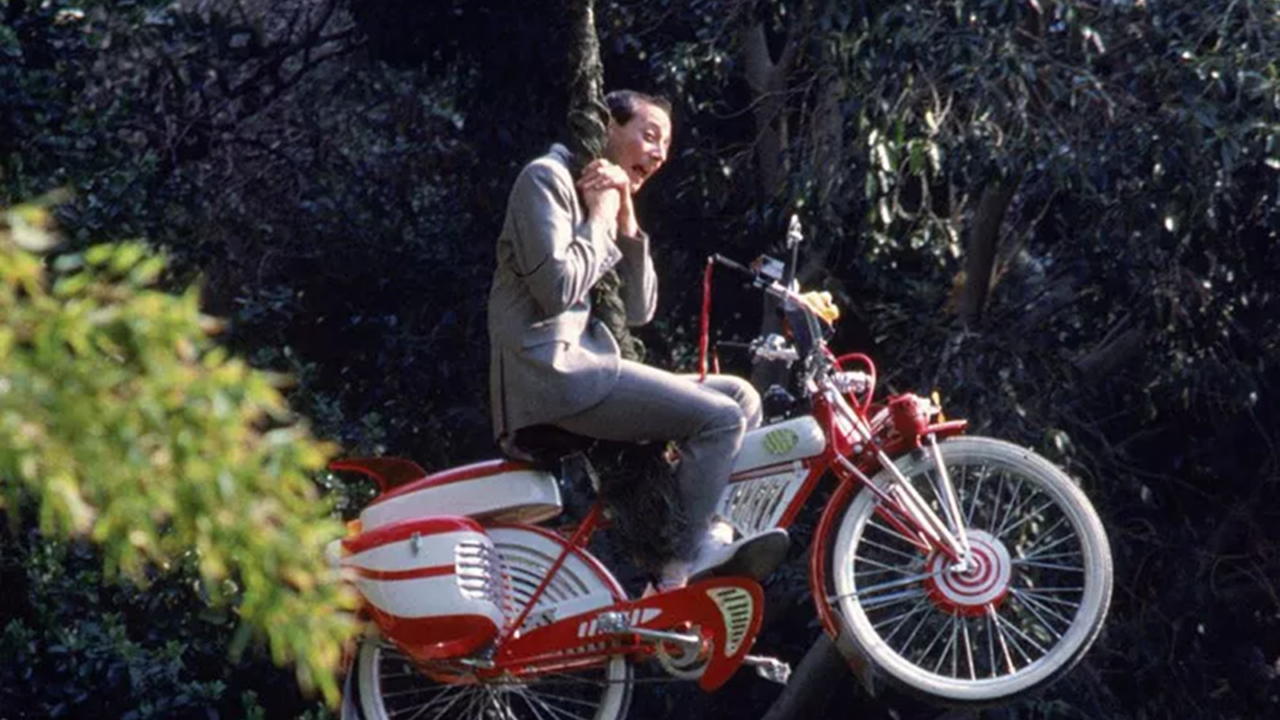 De rode fiets uit Pee-wee's
