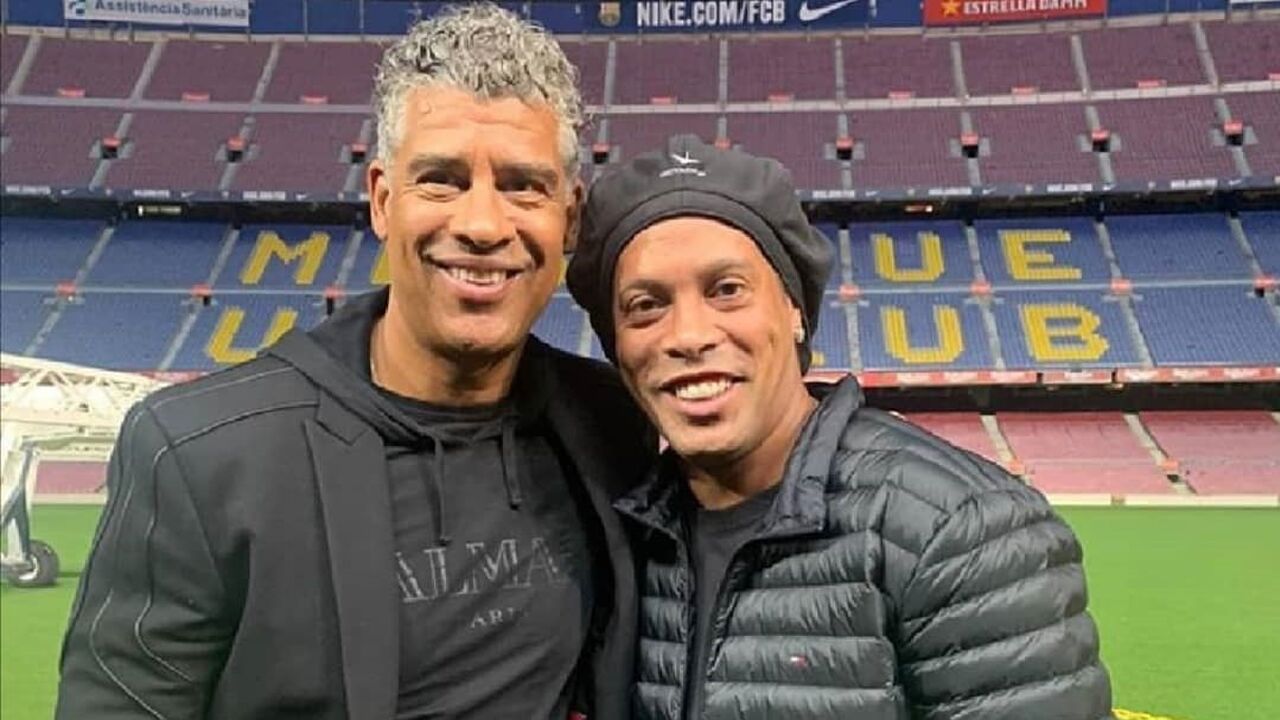 Frank Rijkaard en Ronaldinho