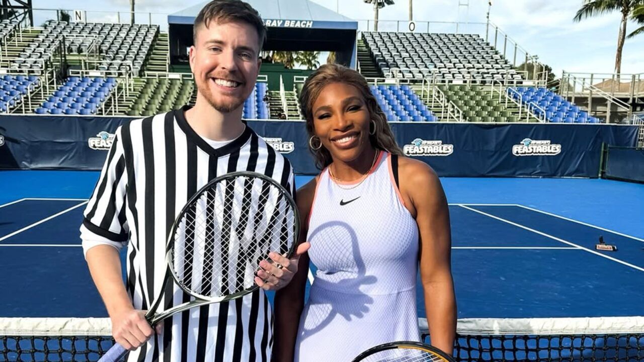 Serena Williams, de dame die een fikse transformatie onderging in de gym.