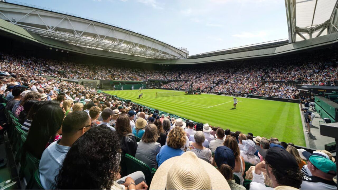Wimbledon, het evenement waar de bierprijs erg hoog ligt.