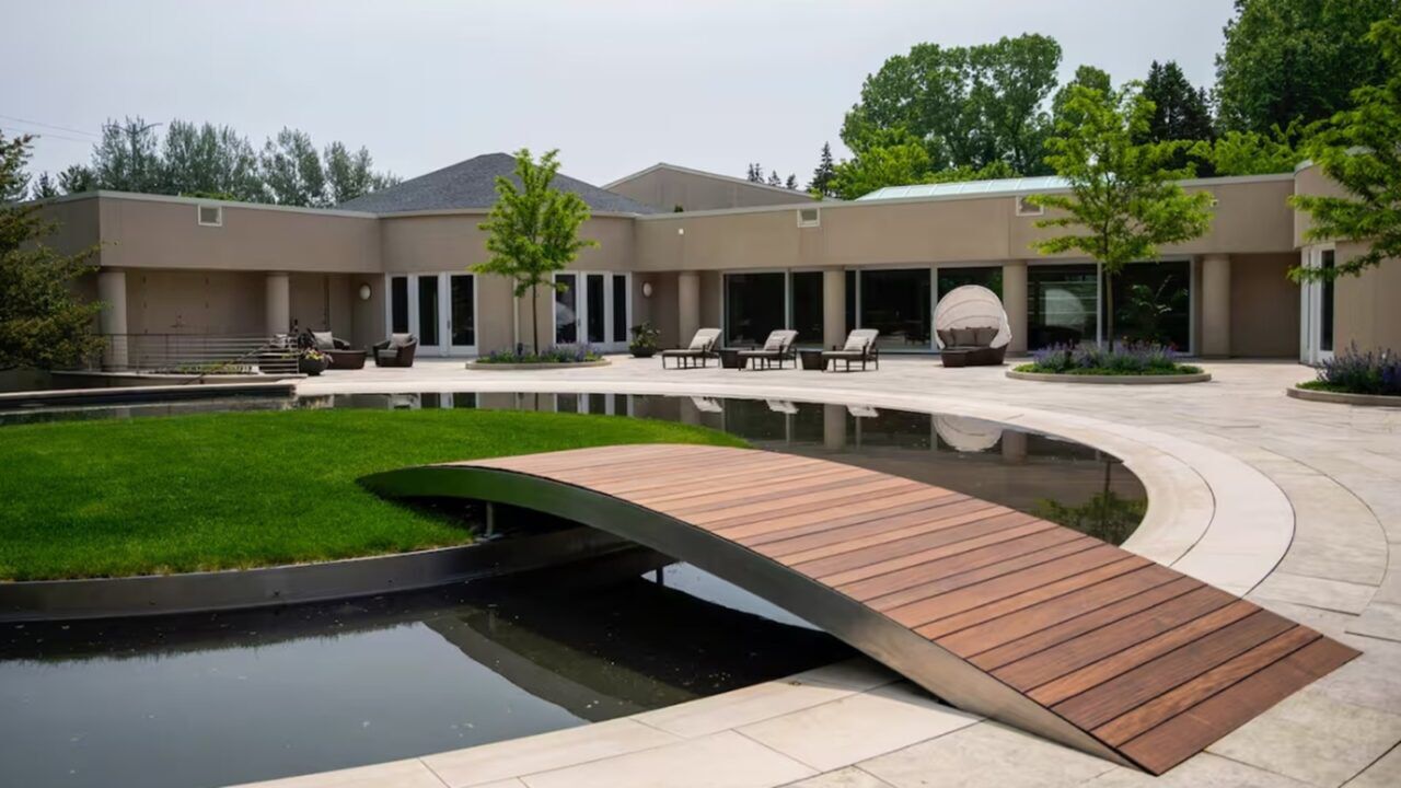 De voormalige villa van Michael Jordan.