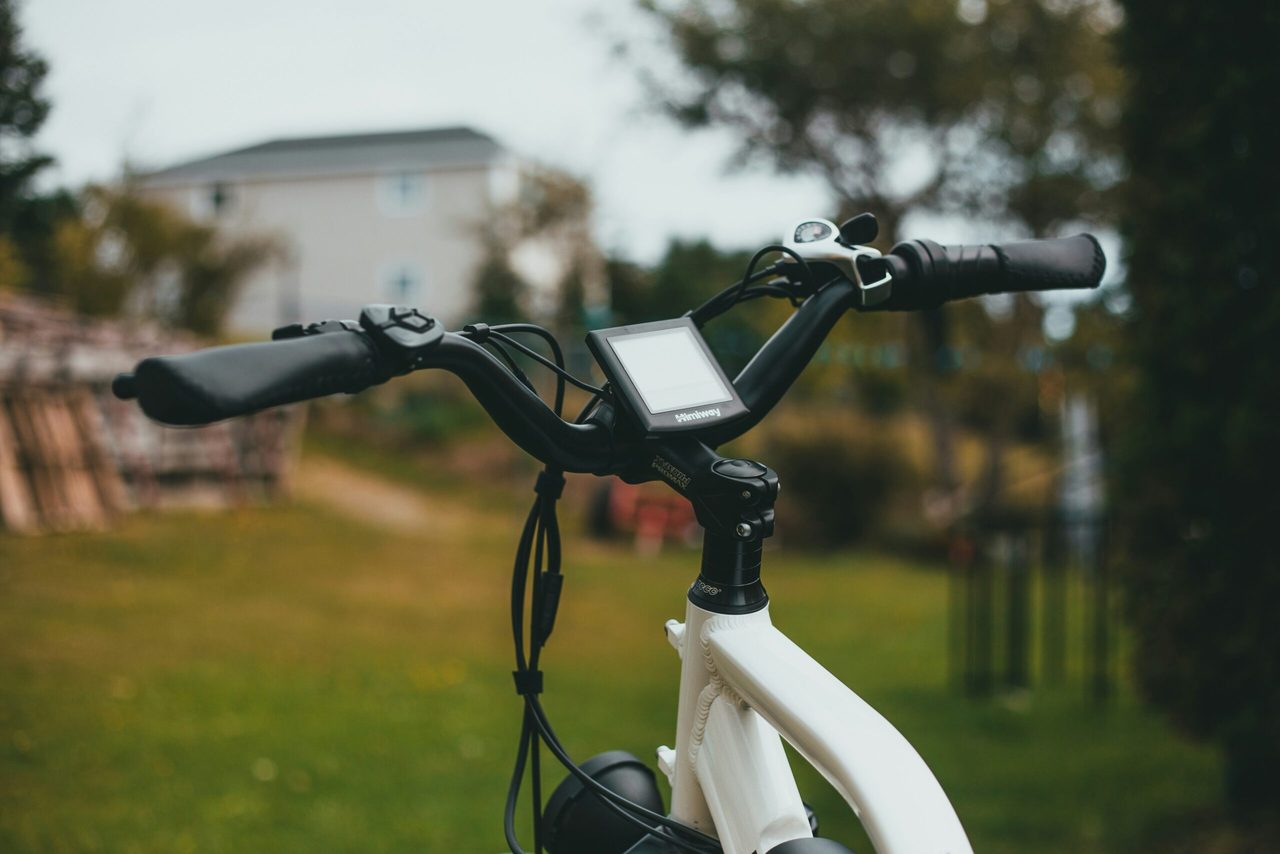 Een e-bike stuur