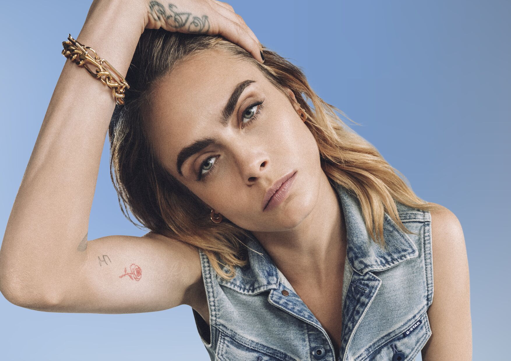 G-Star x Cara Campaign Image