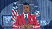 Illustratie voor: Kanye West wil president worden in 2020
