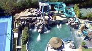 villa met waterpretpark