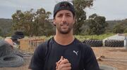Training Formule 1-coureur Daniel Ricciardo