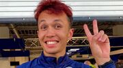 Alex Albon weddenschap rood haar instagram