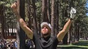 Illustratie voor: VIDEO: NBA-ster Stephen Curry overtreft alle verwachtingen in golftoernooi