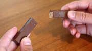 kitkat binnenkant waarvan gemaakt vulling