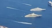 grootste superjachten ter wereld gespot naast elkaar monaco