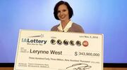 vrouw wint Loterij