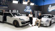 Illustratie voor: Omdat het kan: Mark Zuckerberg laat Porsche Cayenne Turbo GT omtoveren tot een minivan