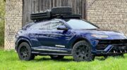 Lamborghini Urus die is omgebouwd tot een rijdende woning