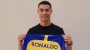 Cristiano Ronaldo, die wegens zijn salaris de bestbetaalde sporter is van 2025 volgens Forbes