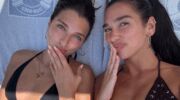 Dua Lipa en haar zus Rina