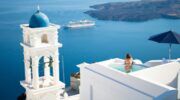 Uitzicht op Santorini, perfect voor Instagram-foto's