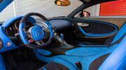 Interieur van een dure Bugatti